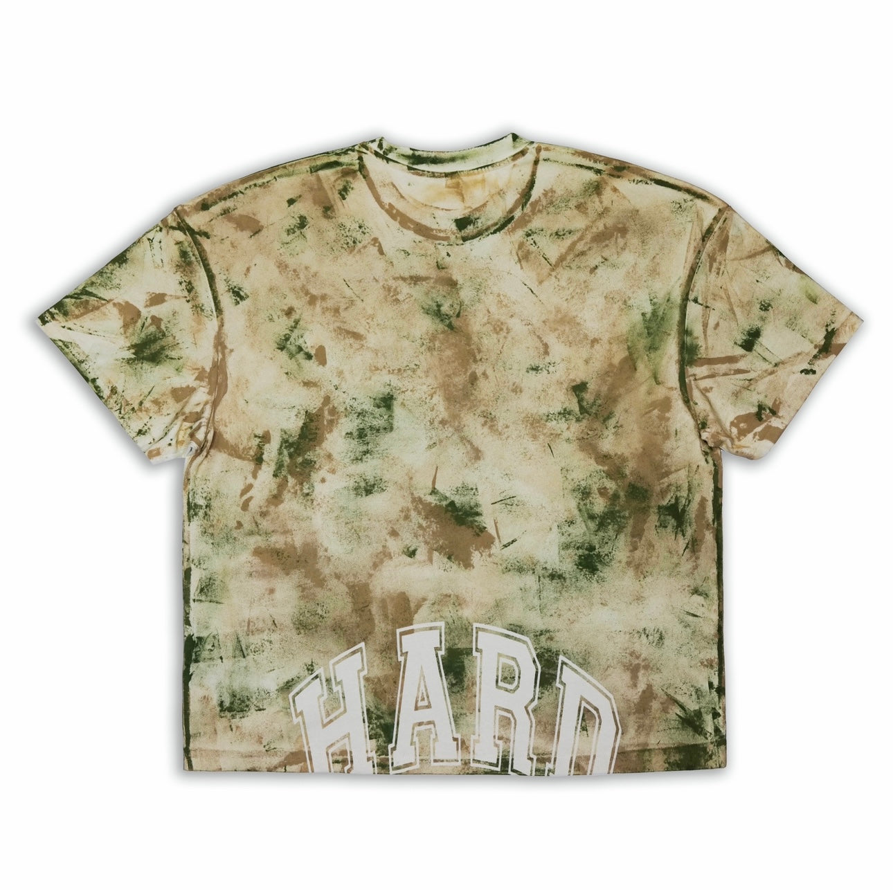 PAINTED HARD BK LOGO TEE
