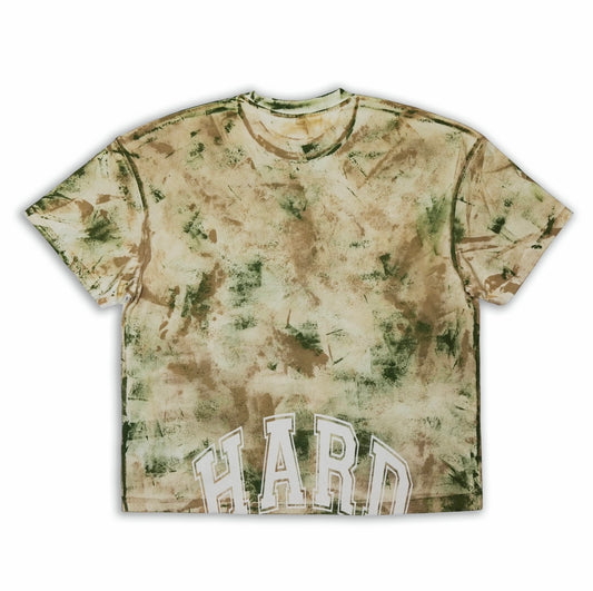PAINTED HARD BK LOGO TEE