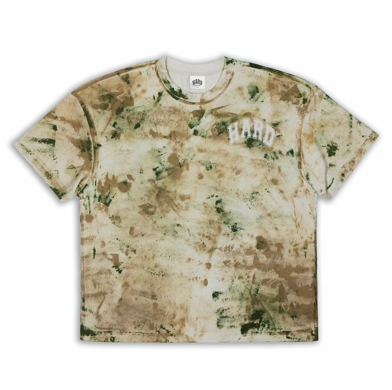PAINTED HARD BK LOGO TEE